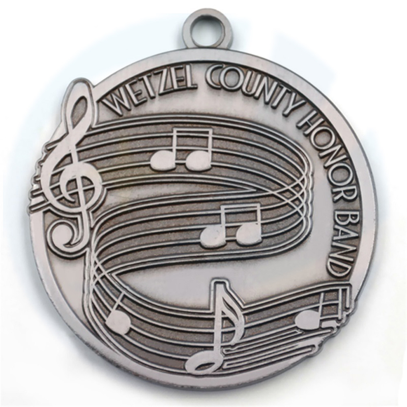Zinc Alloy Music Band Sing Art Performance Medal 