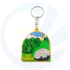 Customized tourist souvenirs, scenic spots, and landscape PVC soft rubber keychains