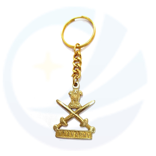 Indian Army Metal KeyChain