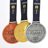 Sports Day Rugby Gold, Silver Copper Sports Medals Custom Design Metal 3D Mold Personalise