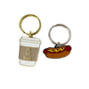 Kawaii Enamel Bubble Milk Tea Boba Keychain