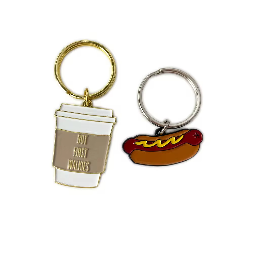 Kawaii Enamel Bubble Milk Tea Boba Keychain