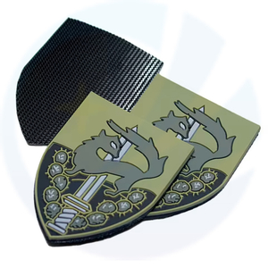 Hat Backpack Sew On Embossed Soft PVC Label Badge 3D Silicone Rubber Patches