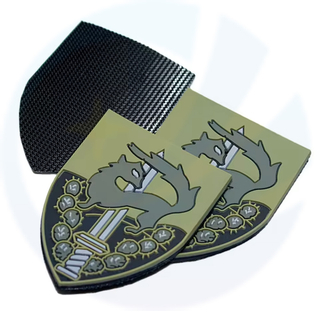 Hat Backpack Sew On Embossed Soft PVC Label Badge 3D Silicone Rubber Patches