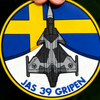 Custom Swedish Aviation Unit PVC Patch 3D Rubber Label with Hook Fastener