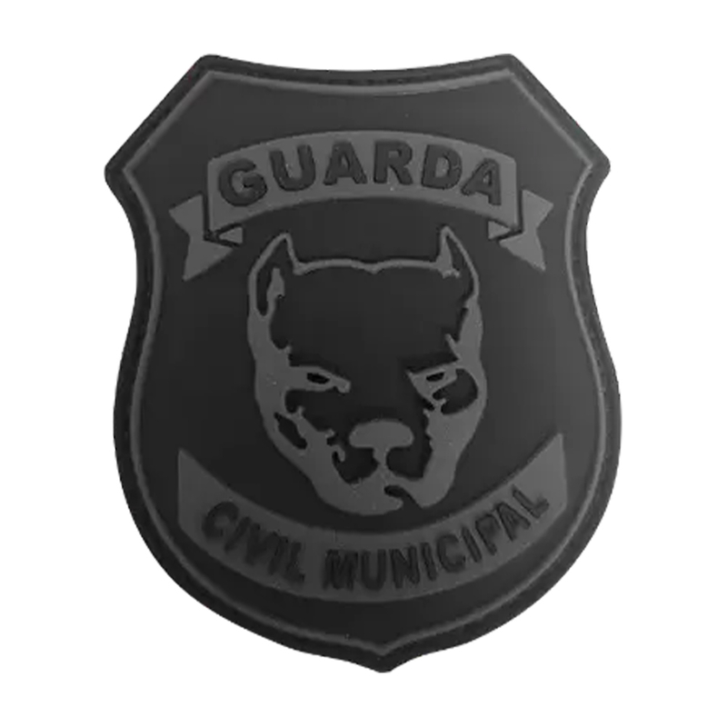 Brazil Municipal Guard Emblem PVC Patch Soft Rubber Badge Velcro Backing