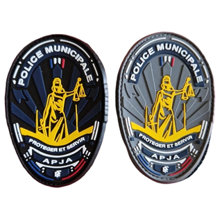 Unique Municipal Justice-Themed PVC Patches in Various Shapes for Hat Accessory Enthusiasts and Collectors