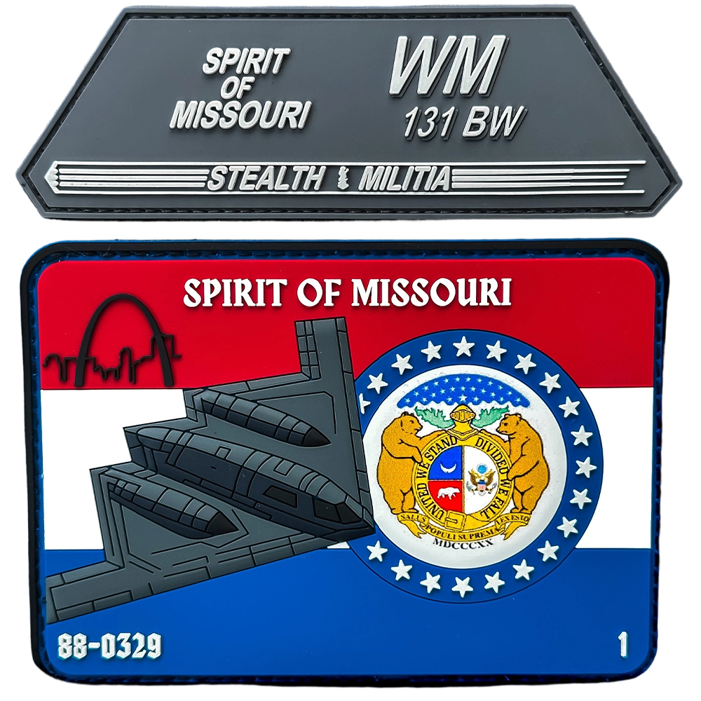 Spirit of America PVC Patch Set – 3D Soft Rubber Emblem, Hook & Loop, Waterproof Durable Custom Design