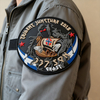 Custom 337 Squadron Greece Ghost 3D PVC Patch Aviation Team Rubber Badge for Jackets Backpacks Uniforms