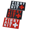 First Aid Kit IFAK PVC Patch Durable Rubber Medical Gear Label with Hook Backing for Outdoor Safety Packs and Bags