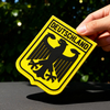 Custom Deutschland Royal Coat of Arms PVC Patch German Imperial Eagle Rubber Flag Emblem Hook and Loop Backing