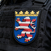 Germany HESSEN Region PVC Rubber Patch 3D Embossed Soft Label Custom PVC Emblem for Clothing and Collectors