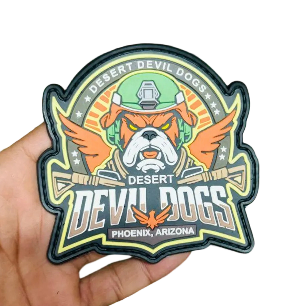 Custom 2D and 3D PVC Patches | Durable Waterproof Soft Rubber Velcro or Iron-On Logo Labels for Clothing & Gear