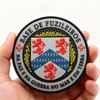 Custom Brazilian Marine Base Soft PVC Patch 3D Embossed Rubber Emblem with Hook and Loop Backing