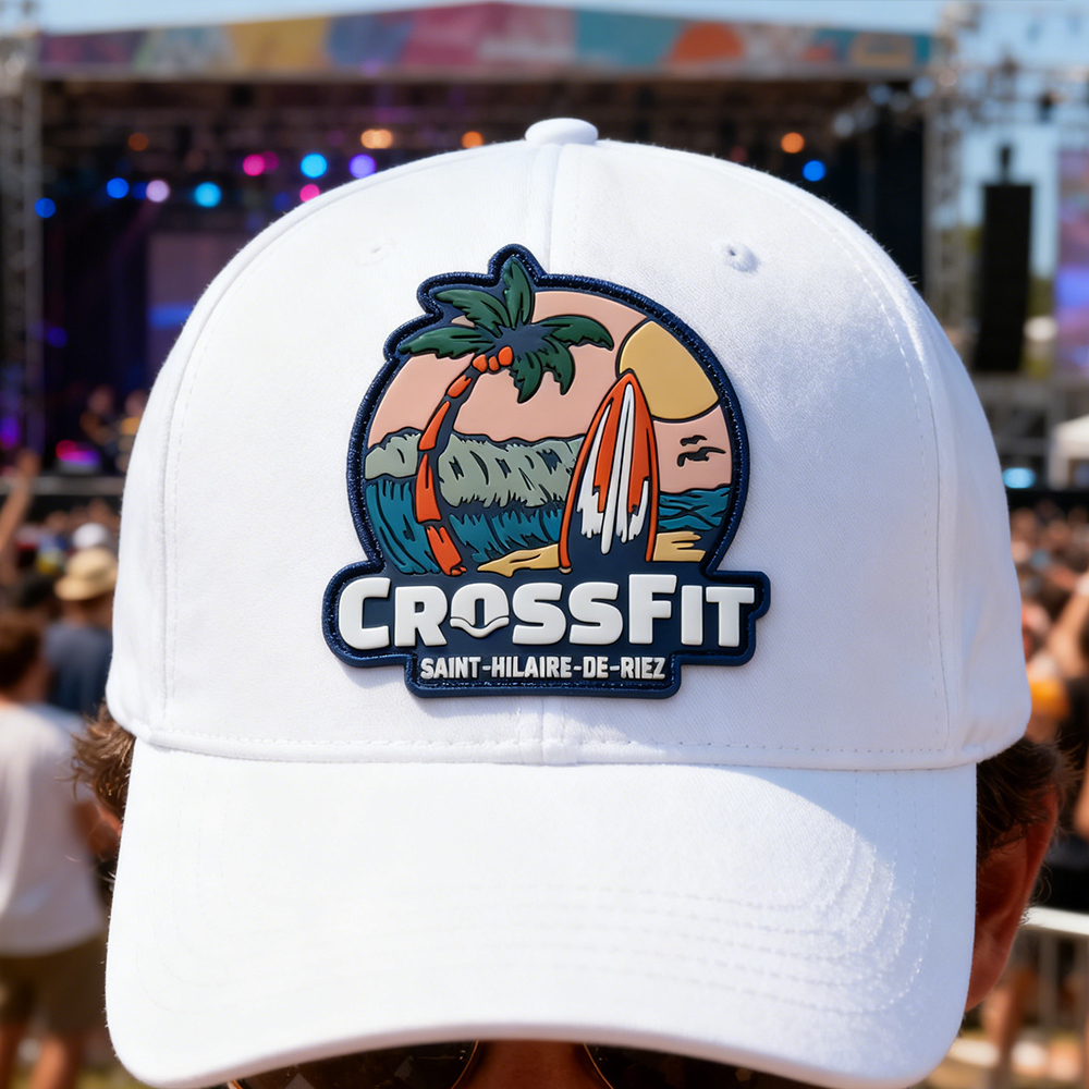 Spirit of Adventure PVC Patch Custom Rubber Emblem with Hook Loop for Outdoor Gear Backpacks Jackets