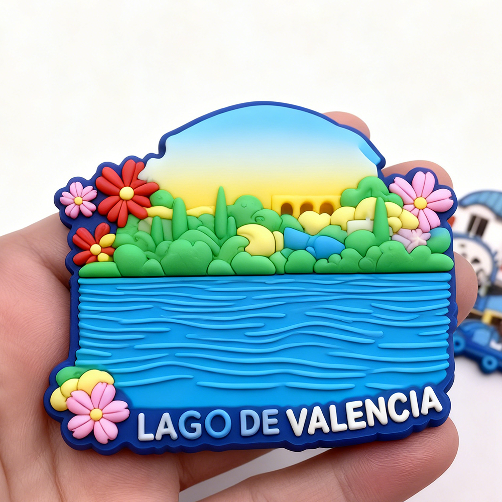 Soft PVC Fridge Magnet Cartoon Magnetic American Venezuelan Magnet Custom