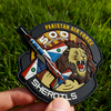 Custom Pakistan Aviation Division PVC Patch Factory Direct 3D Soft Rubber Logo Badge with Hook Loop Backing