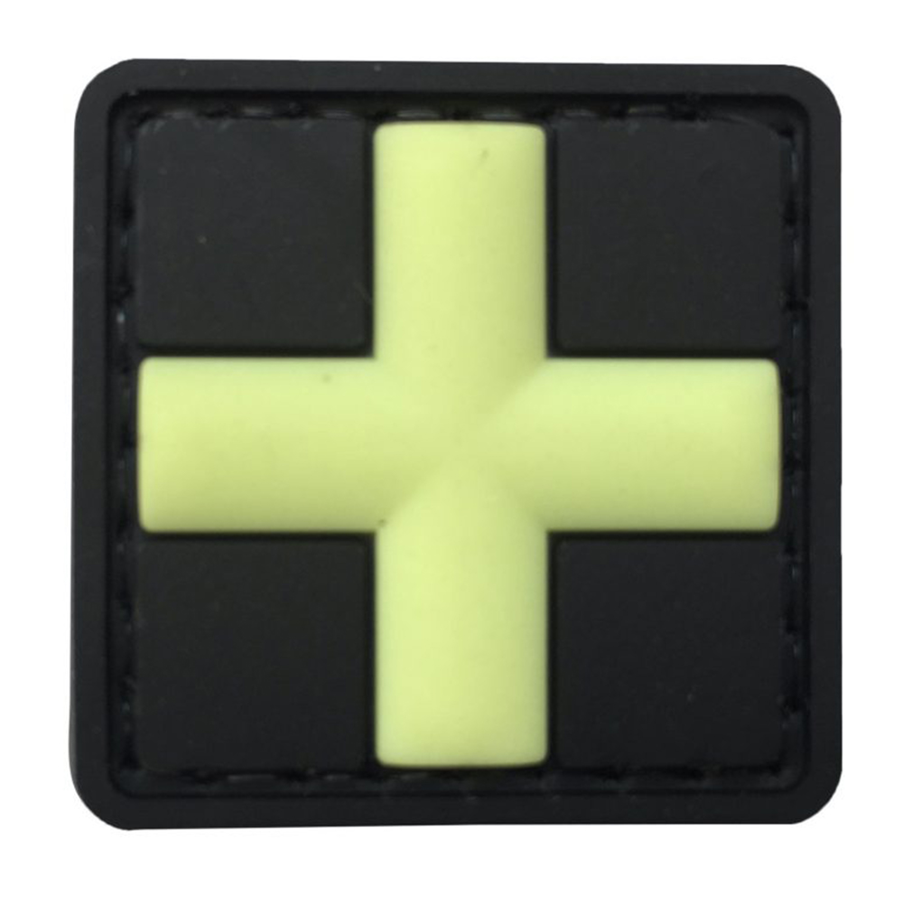 Personalized 3D Soft PVC Medic Patch Custom Rubber Label Hook and Loop Backing Durable Waterproof PVC Emblem for Outdoor Gear