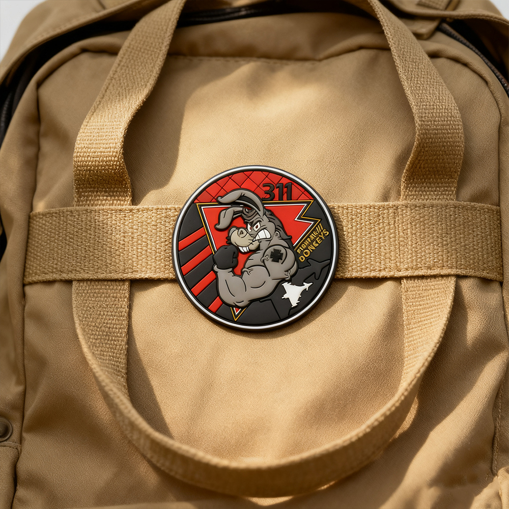 Custom German Aviation Unit PVC Patch 3D Soft Rubber Flying Wings Badge for Jackets Bags Uniforms and Collectors