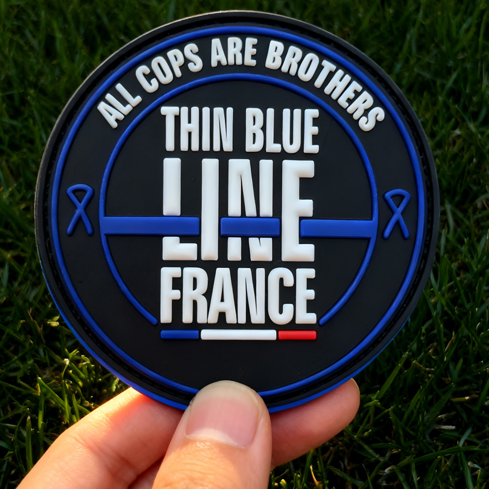 Official TBLF Logo PVC Patch Soft Rubber Emblem Brotherhood Theme Unity Message Badge Custom Durable Patch 