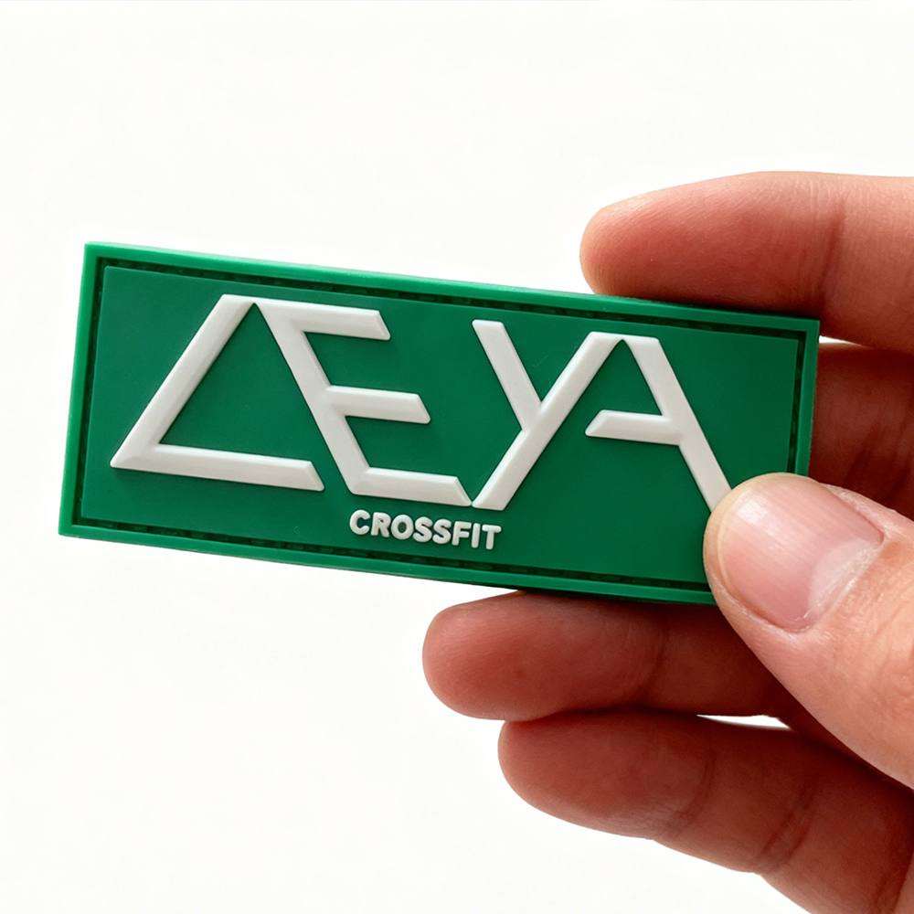 Premium Soft PVC Label for Sportswear and Yoga Apparel Custom Durable Logo Tags