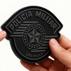 Brazil Public Security Service Rubber Patch with Nylon Hook Backing
