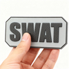 3D SWAT PVC Patch High-Detail Rubber Badge for Outdoor Gear Backpacks Jackets Hook-and-Loop Attachment