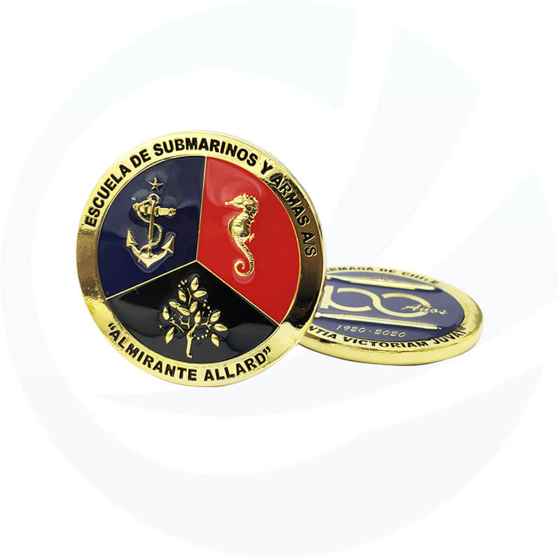 Police Steel Giant Challenge Coin