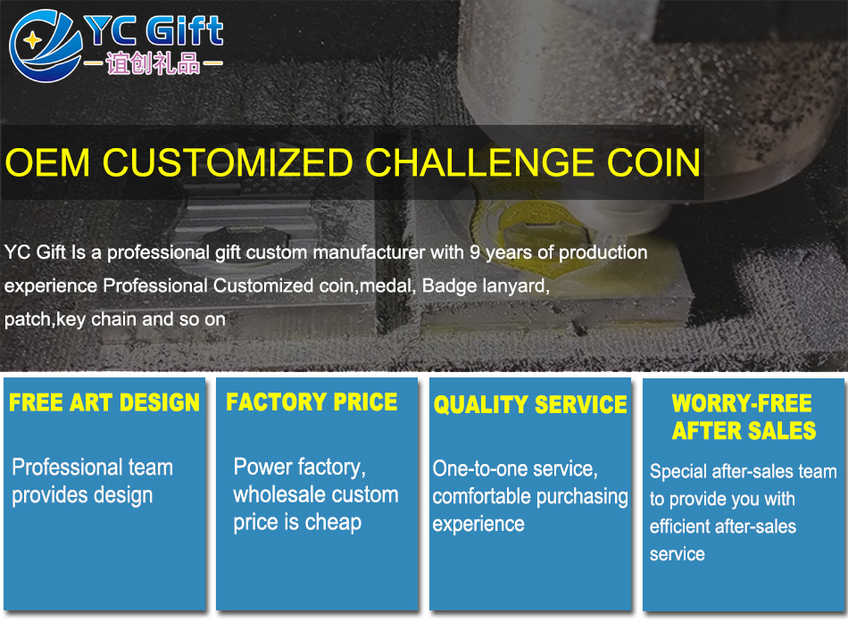 Nickel Metal Large Challenge Coin
