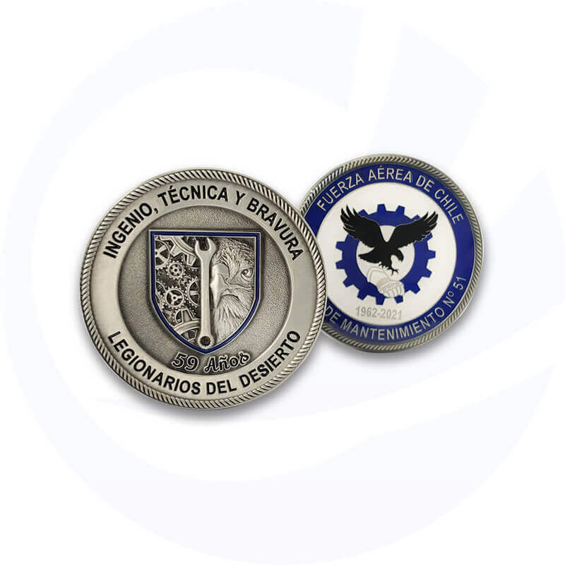 police steel giant Challenge Coin