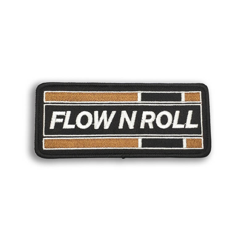 custom large golden Embroidered Patches