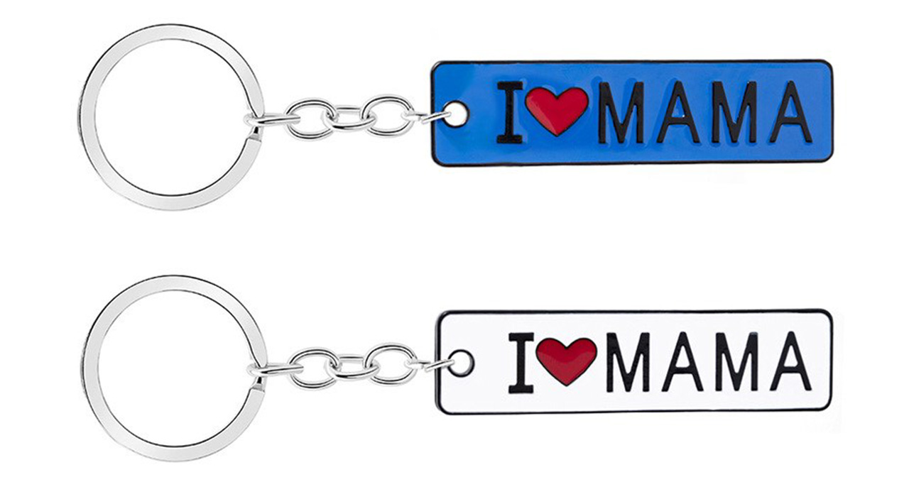 Double sides keychain