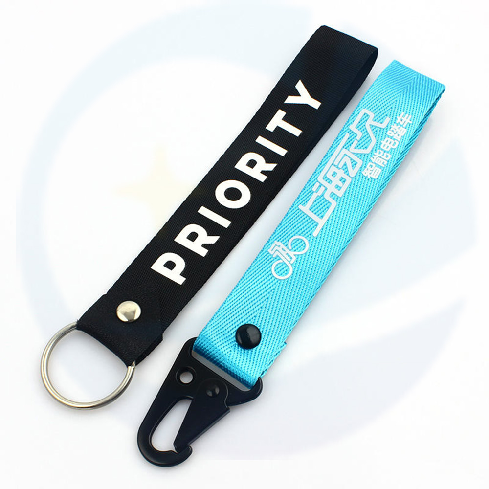 Polyester Lanyards Strap ID Holder Key Durable Premium Quality Cheap Lanyard Key chain Wrist Lanyards