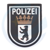German Police Embroidery Pvc Rubber Patch