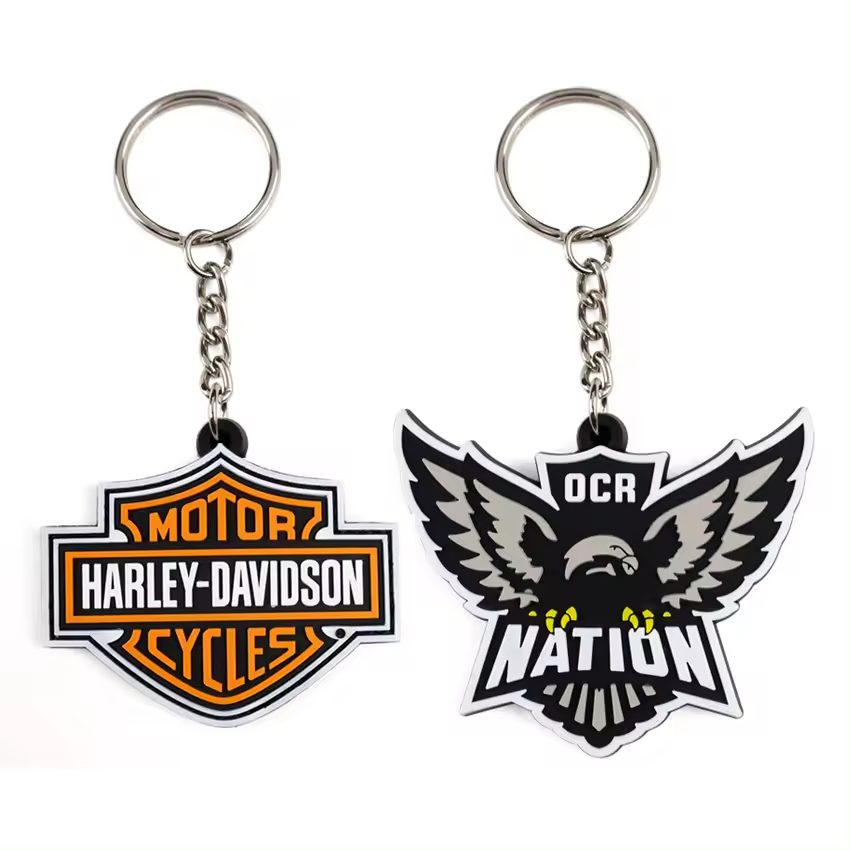 Volleyball Accessories American Football Soccer Club Rubber Key Chains