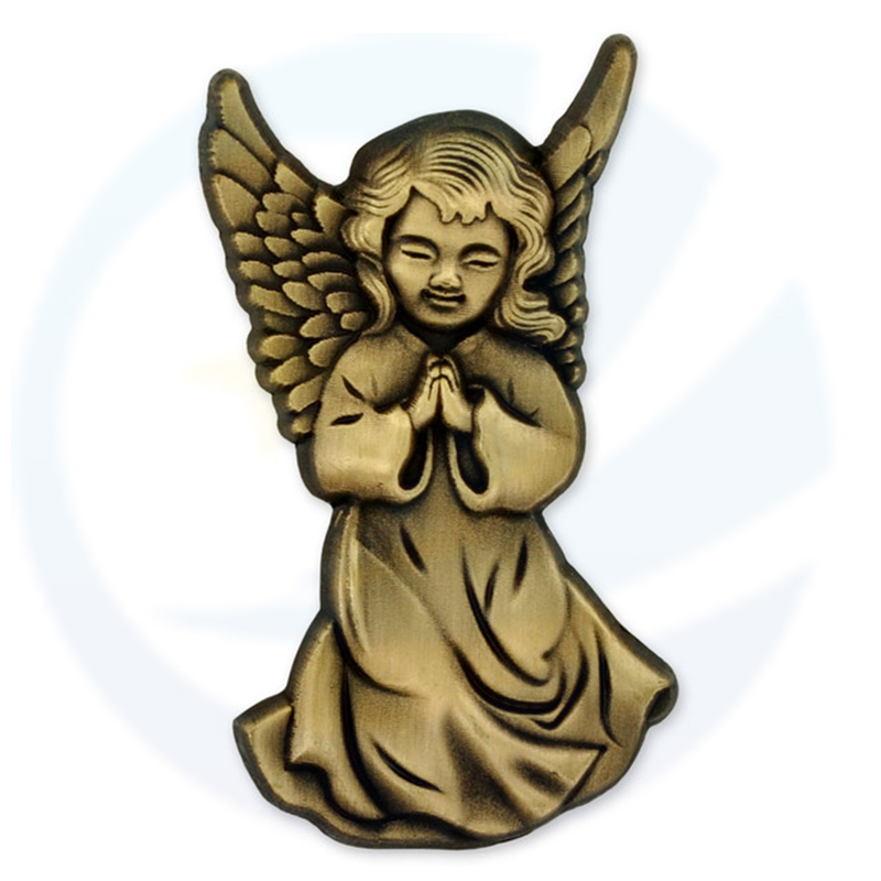 Gold Praying Angel Pin