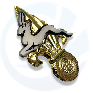 Multiple Metal Pieces Badges