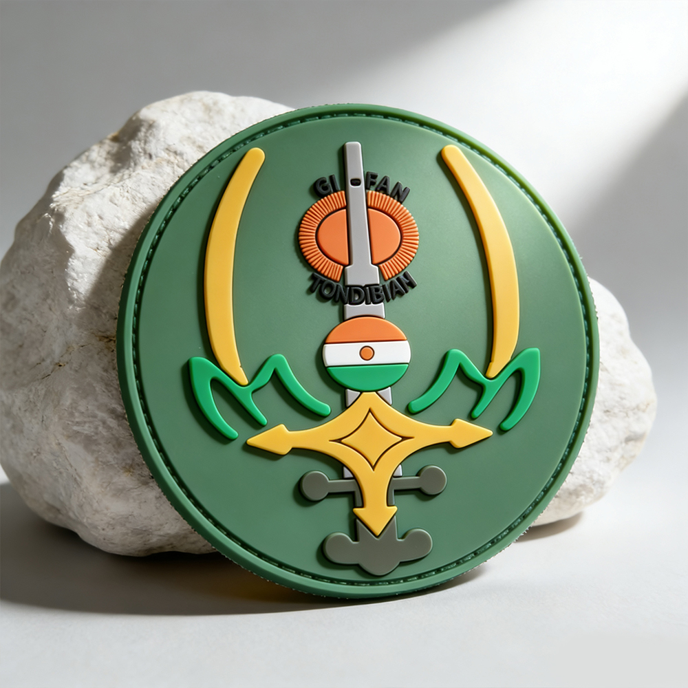 Custom 3D Indonesia Soft PVC Hat logo Heat Embossing PVC Iron in Patches Rubber Patches for Sewing 3D Embossed PVC Patches