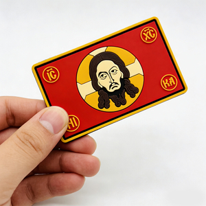 Virgin Mary Tactical Patch John Hook&Loop Patches Angel of Victory Armband Morale Badge Backpack Stickers