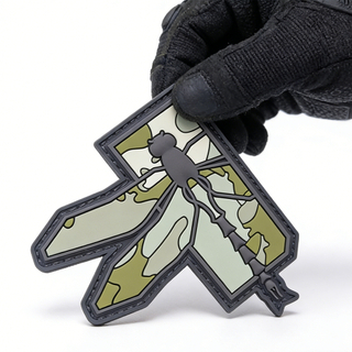 Strategic Logo Patch 3D PVC Dragonfly Hook and Loop Patches Outdoor Equipment Tactical Morale Badge Backpack Applique