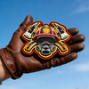 Custom Firefighter 3D PVC Rubber Patch High Detail Firefighter Badge Soft Rubber Patch for Apparel Equipment Accessories