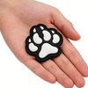 Dog Paw 3D Rubber Patch Custom PVC Dog Paw Emblem Soft Durable Raised Design for Bags Jackets Hats Accessories