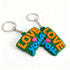 Custom Rubber 3D Soft Pvc Keychain,Plastic Customized Name Keychain Pvc Rubber Key Chain
