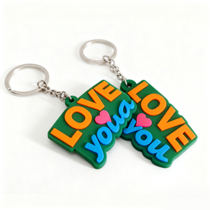 Custom Rubber 3D Soft Pvc Keychain,Plastic Customized Name Keychain Pvc Rubber Key Chain
