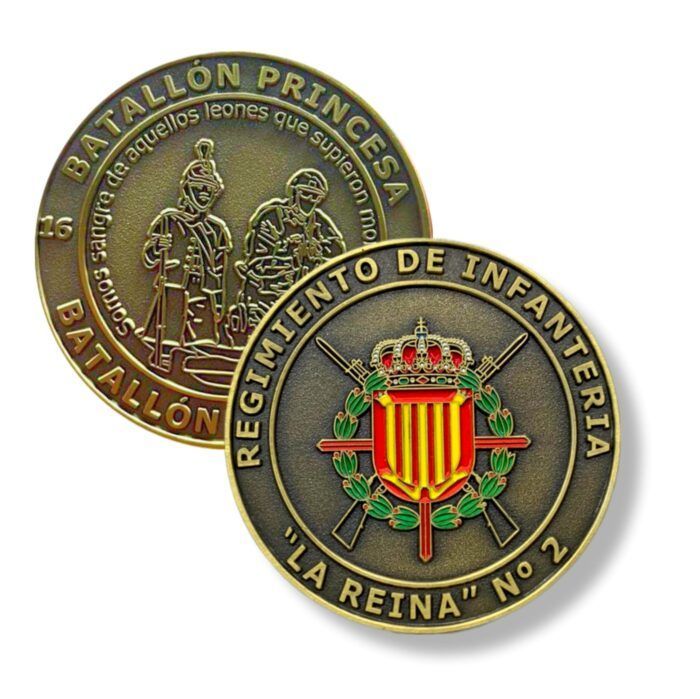 Spain Military Police Unit Challenge Coin Custom 3D Metal Coin for Official Commemoration