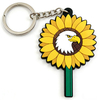 High Quality Hot Sales Usa Sunflower Custom Soft PVC Make Your Own Key Chain