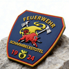 Germany Scharmbeckstotel Fire Brigade PVC Patch Custom Feuerwehr Soft Rubber Badge 1924 Emblem for Jackets Bags Gear