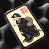 PVC Morale Patch with Camo Geishas Japanese Inspired Design Hook and Loop Backing Limited Production 3 x 2 Inch Patch