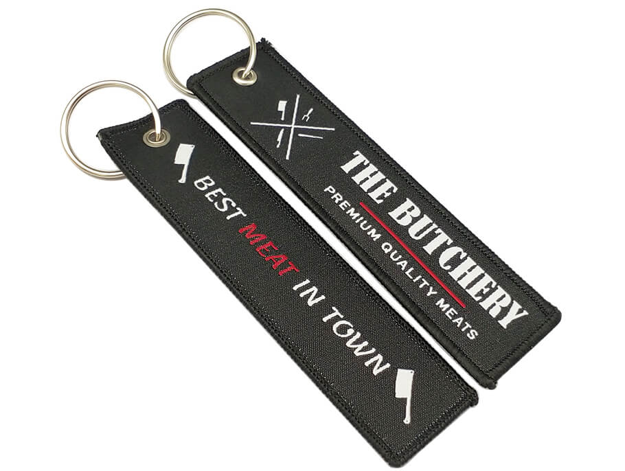 Embroidery Aircraft Keychain