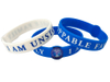 Free Design Custom Wrist Band Personalized Logo Rubber Bracelet Elastic Silicone Wristband